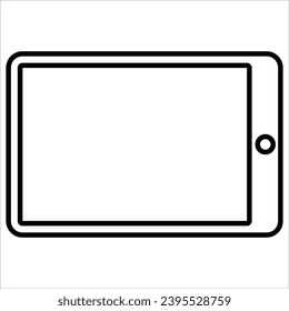 Diseño de iconos de la línea de tecnología de la información