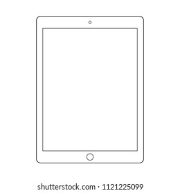ipad outlines Stock Vectors, Images &amp; Vector Art | Shutterstock