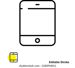 Tablet iPad Vector Line Icon