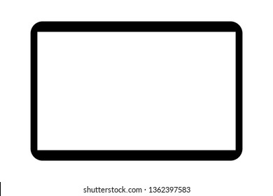 Tablet Isolated On White Background