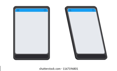 Tablet isolated vector illustration