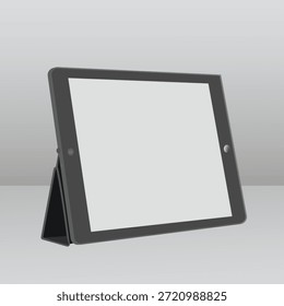 Maqueta de Vector de soporte de paisaje de tableta