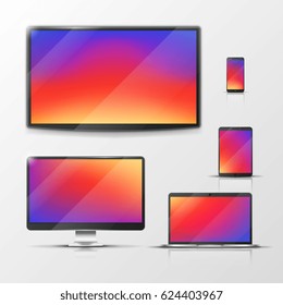 Tablet and laptop, mobile phone and pc