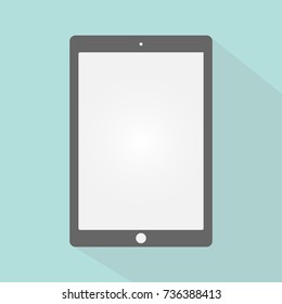 The Tablet layout is executed in the style of flat design. Layers easily editable. Flat design technology