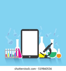 Tablet with medical accessories