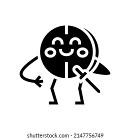 vector de icono de glifo médico de tablet. signo médico del comprimido. símbolo de contorno aislado ilustración negra