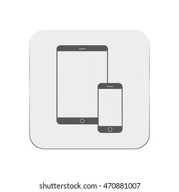 Tablet and mobile phone icon