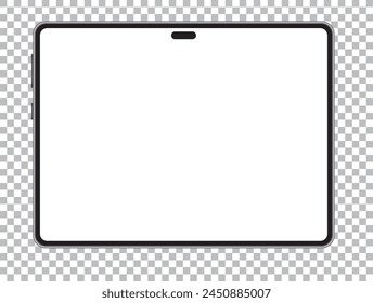 Fondo del teléfono inteligente de la tableta. Ilustración vectorial telefónica de pantalla en blanco. Maqueta de diseño