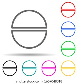 icono de estilo múltiple de Tablet PC. Línea delgada simple, contorno vectorial de iconos web para ui y ux, sitio web o aplicación móvil