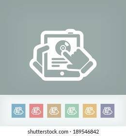 Tablet music icon