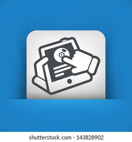 Tablet music page