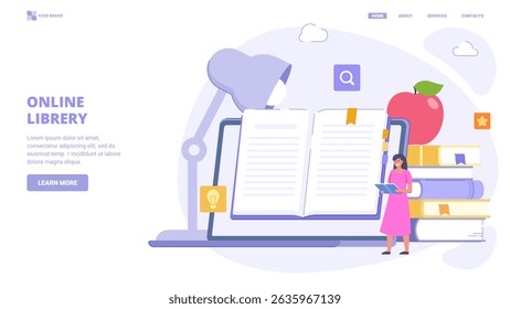 Tablet with open calendar and characters managing tasks and time.  Flat illustration with characters for landing page. Vector illustration collection for website, banner, print.
