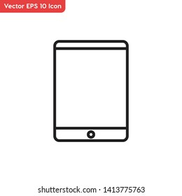 Tablet, pad symbol vector icon