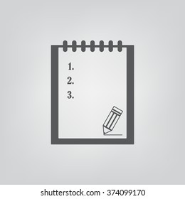 tablet with paper Icon JPG