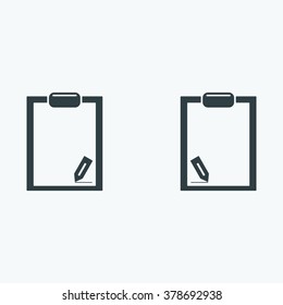 tablet with paper Icon JPG