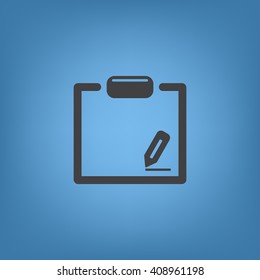 tablet with paper Icon JPG