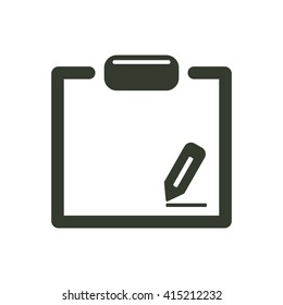 tablet with paper Icon JPG