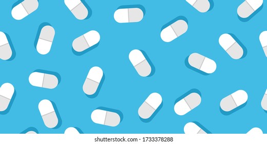 tablet pattern on a blue background, vector illustration