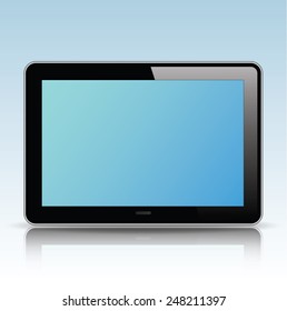 tablet pc computer, Vector Illustration.