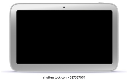 Tablet PC Horizontal Vector Illustration.