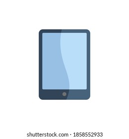 tablet pc icon of color style vector illustration design