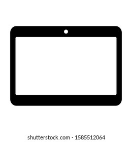 tablet pc icon design vector template