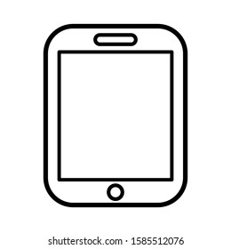 tablet pc icon design vector template
