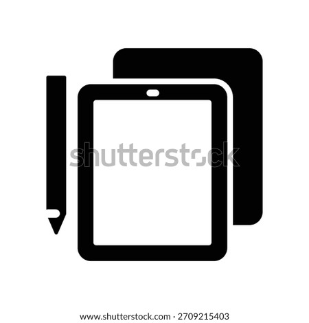 Tablet PC icon illustration vector design template