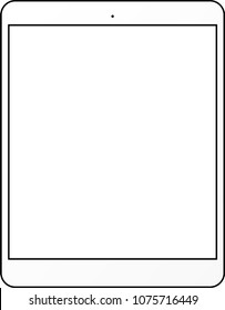 Ilustração do Tablet PC