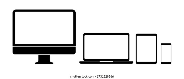 tablet pc on white background	