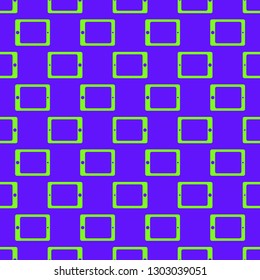 Tablet pc seamless pattern or mobile phone background.