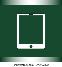 Tablet PC sign icon, vector illustration. Flat design style