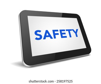 tablet pc with text top news on display over white background , vector illustration eps10