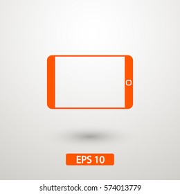 Tablet PC vector icon