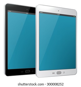 Tablet PC Vector Illustration.