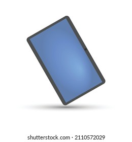 Vector de Tablet pc sobre fondo blanco