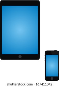 tablet phone vector