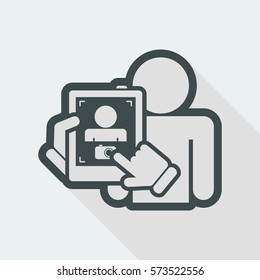 Tablet photo concept