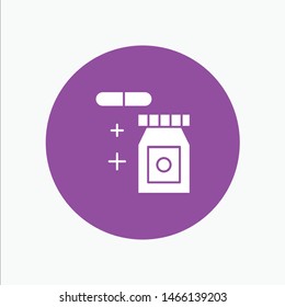 Tablet, Rainy, Temperature. Vector Icon Template background