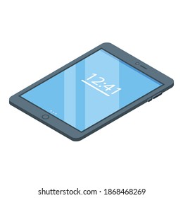 Tablet repair develeopment icon. Isometric of tablet repair develeopment vector icon for web design isolated on white background