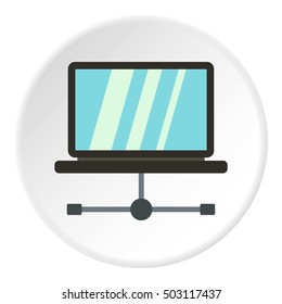 Tablet repair icon. Flat illustration of tablet repair vector icon for web