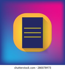 tablet sheet of paper. list