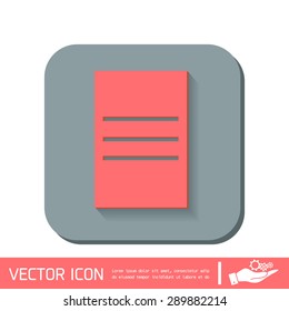 tablet sheet of paper. list