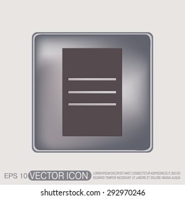 tablet sheet of paper. list