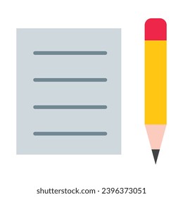 Tablet Sheet Vector Flat Icon For Personal And Commercial Use.

