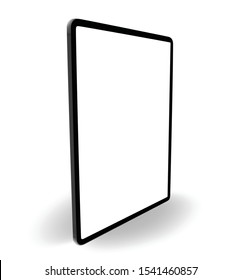 tablet similar mockup - front view. Vector illustration 