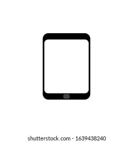 Tablet Smartphone black concept icon vector