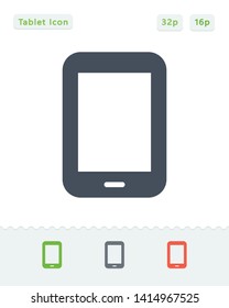 Tablet - Sticker Icons. A professional, pixel aligned icon.