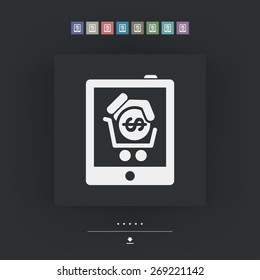 Tablet store icon