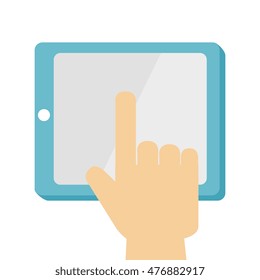 tablet technology digital  icon design